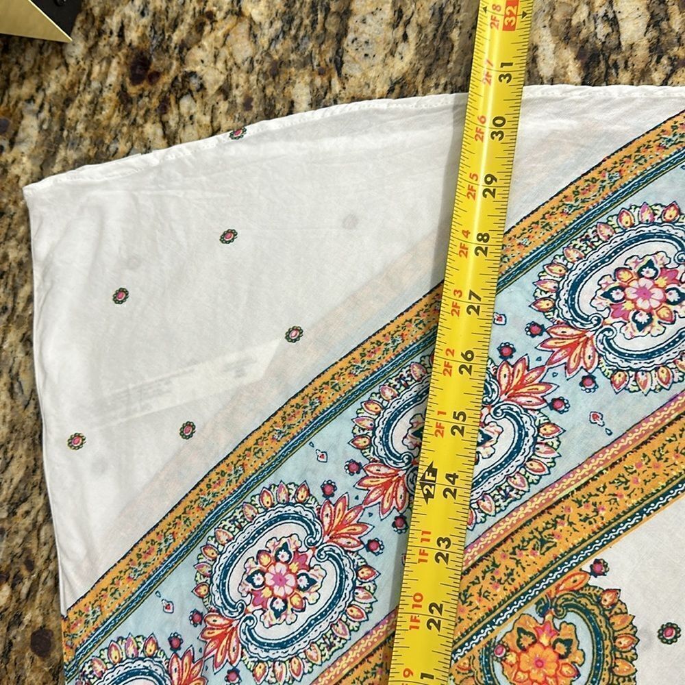 Free People Intimately Darjeeling Printed Mini Slip Dress In Ivory Combo Size XS - Picture 11 of 11